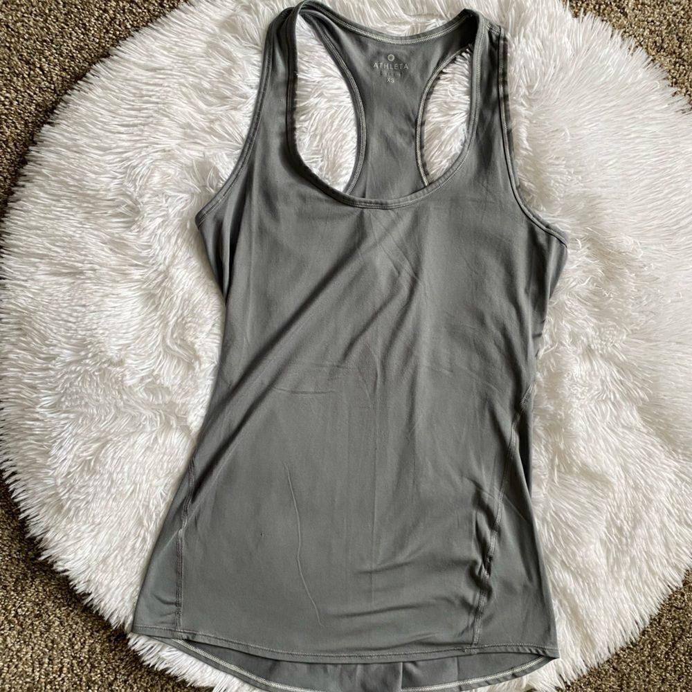 Athleta‎ Gray Tank Top Womens Size XS